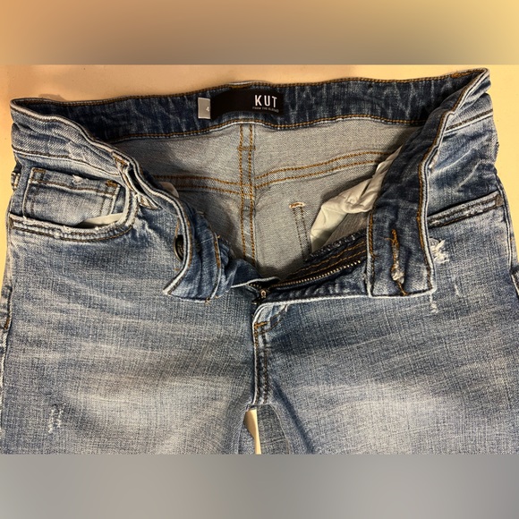 KUT From the Kloth Catherine Boyfriend —Straight Leg Cuff Cropped Jean - Picture 11 of 14